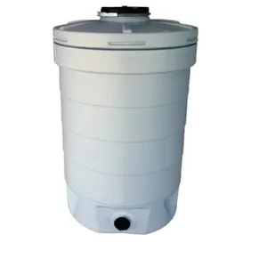 Récupérateur d'eau de pluie cylindrique Aquatonne SCHUTZ 1000 litres de couleur grise